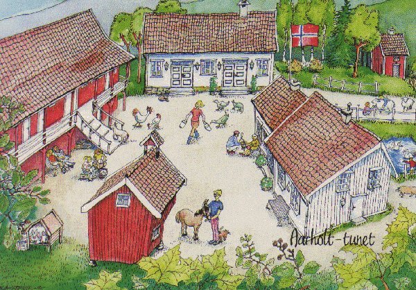 Aarholt-tunet Gjestegård, hvor samlivskursene holdes